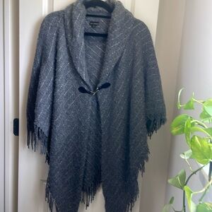 Cozy Gray Coco + Carmen Shawl - OS